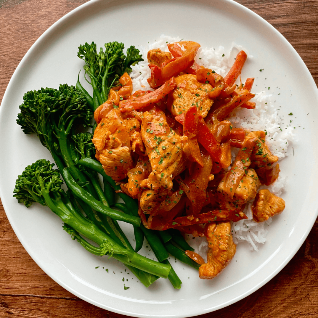 Lighter Chicken Paprikash